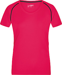Dámské sportovní tričko James Nicholson sports T-shirt women, bílá/stříbrná, vel. XS