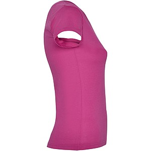 Dámské tričko s krátkým rukávem a výstřihem do V, ROLY VICTORIA, růžová, vel. XL