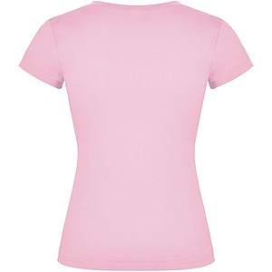 Dámské tričko s krátkým rukávem a výstřihem do V, ROLY VICTORIA, světle růžová, vel. M