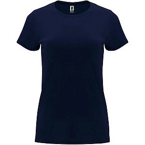 Dámské tričko s krátkým rukávem, ROLY CAPRI, navy, vel. L