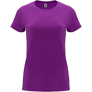 Dámské tričko s krátkým rukávem, ROLY CAPRI, purpurová, vel. S