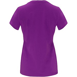 Dámské tričko s krátkým rukávem, ROLY CAPRI, purpurová, vel. S