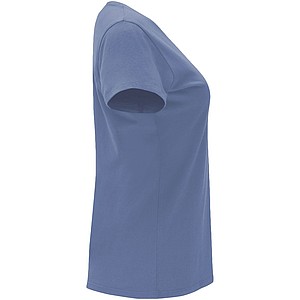 Dámské tričko s krátkým rukávem, ROLY CAPRI, riflové barvy, vel. L