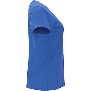 Dámské tričko s krátkým rukávem, ROLY CAPRI, světlá královská modrá, vel. 2XL