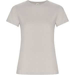 Dámské tričko s krátkým rukávem, ROLY GOLDEN, světle šedá, vel. L - dámská trička s vlastním potiskem