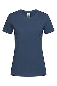 Dámské tričko STEDMAN CLASSIC-T ORGANIC WOMEN z bio bavlny, námořní modrá, S