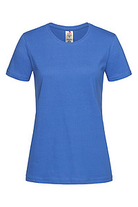 Dámské tričko STEDMAN CLASSIC -T ORGANIC WOMEN z bio bavlny, sv. král. modrá S
