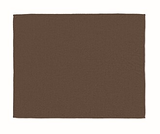 Deka 120x150cm, RPET fleece, hnědá