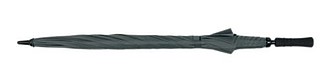 Deštník pro 2 osoby odolný proti větru, šedá. Průměr 131 cm