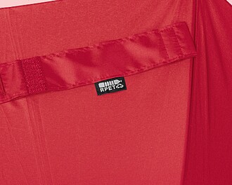 Deštník s bambusovou rukojetí, červená