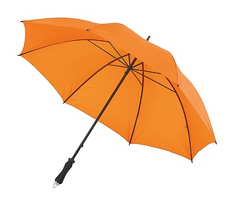 Deštník s pouzdrem, oranžová, pr. 125 cm