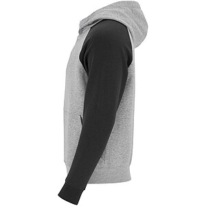 Dětská dvoubarevná mikina Roly Badet, velikost 3/4 roky, šedá/černá