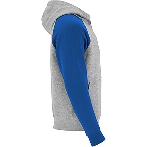 Dětská dvoubarevná mikina Roly Badet, velikost 5/6 let, šedá/královská modrá