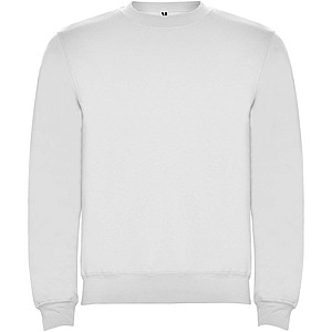 Dětská mikina s kulatým výstřihem, ROLY CLASICA, bílá, vel. 3/4