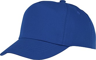Dětská pětipanelová bavlněná čepice Feniks, tmavě modrá
