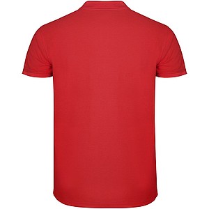 Dětská polokošile s krátkým rukávem, ROLY STAR, červená, vel. 5/6