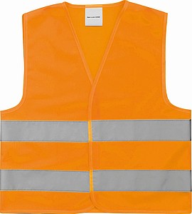 Dětská reflexní vesta, oranžová