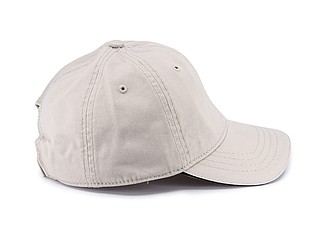 Dětská šestipanelová kšiltovka, béžová