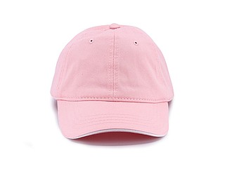 Dětská šestipanelová kšiltovka, světle růžová