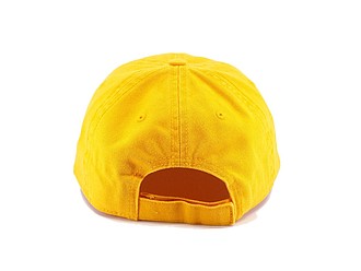 Dětská šestipanelová kšiltovka, žlutá