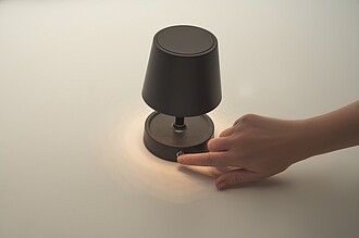 DIALUZ Dobíjecí výsuvná stolní USB lampa, černá