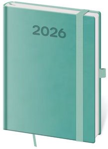 Diář denní B6 Print Pop - světle zelená 2026