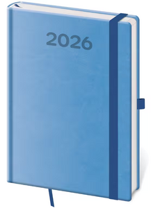 Diář týdenní A5 Print Pop - světle modrá 2026