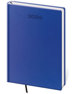 Diář týdenní A5 Soft - modrá 2026