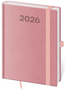 Diář týdenní B6 Print Pop - růžová 2026