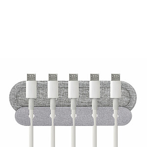 Držák kabelů Brandcharger, šedá