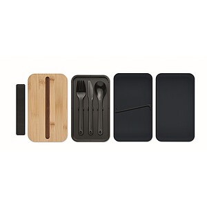 Dvoupatrová krabička na jídlo, námořní modrá