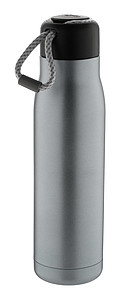 Dvoustěnná nerezová termoska, 500ml, stříbrná - reklamní předměty