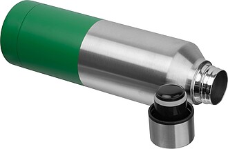 Dvoustěnná termoska z nerezové oceli 750 ml, zelená