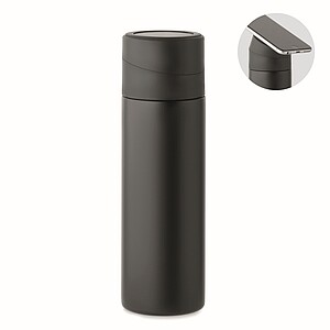 Dvoustěnná vakuová láhev 420 ml, černá