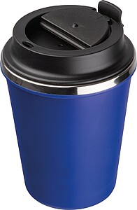 Dvoustěnný nerezový termohrnek 350 ml, modrá