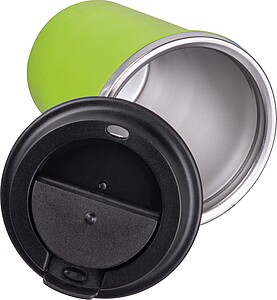 Dvoustěnný nerezový termohrnek 350 ml, světle zelená
