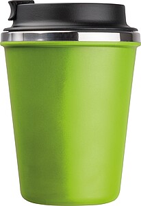 Dvoustěnný nerezový termohrnek 350 ml, světle zelená