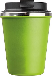 Dvoustěnný nerezový termohrnek 350 ml, světle zelená