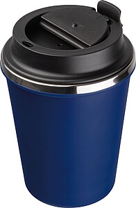 Dvoustěnný nerezový termohrnek 350 ml, tmavě modrá