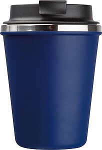 Dvoustěnný nerezový termohrnek 350 ml, tmavě modrá