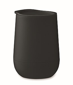 Dvoustěnný pohárek 300 ml z PP, černá - reklamní předměty
