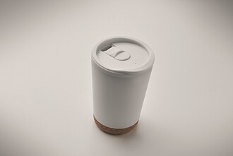 Dvoustěnný termohrnek 300 ml, bílá
