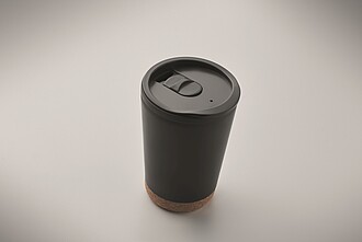 Dvoustěnný termohrnek 300 ml, černá