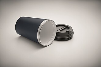 Dvoustěnný termohrnek 350, tm. námořní modrá