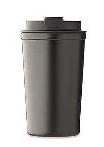Dvoustěnný termohrnek 450 ml, černá