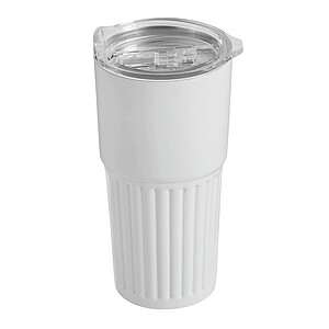 Dvoustěnný vakuový hrnek 600 ml, bílá - reklamní předměty
