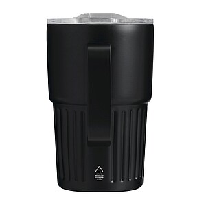 Dvoustěnný vakuový termohrnek 450 ml, černá