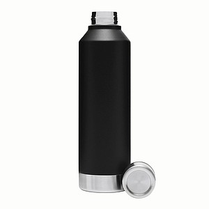 Dvouvrstvá nerezová láhev na pití, 500ml, černá