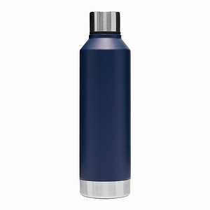 Dvouvrstvá nerezová láhev na pití, 500ml, námořní modrá