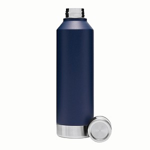 Dvouvrstvá nerezová láhev na pití, 500ml, námořní modrá